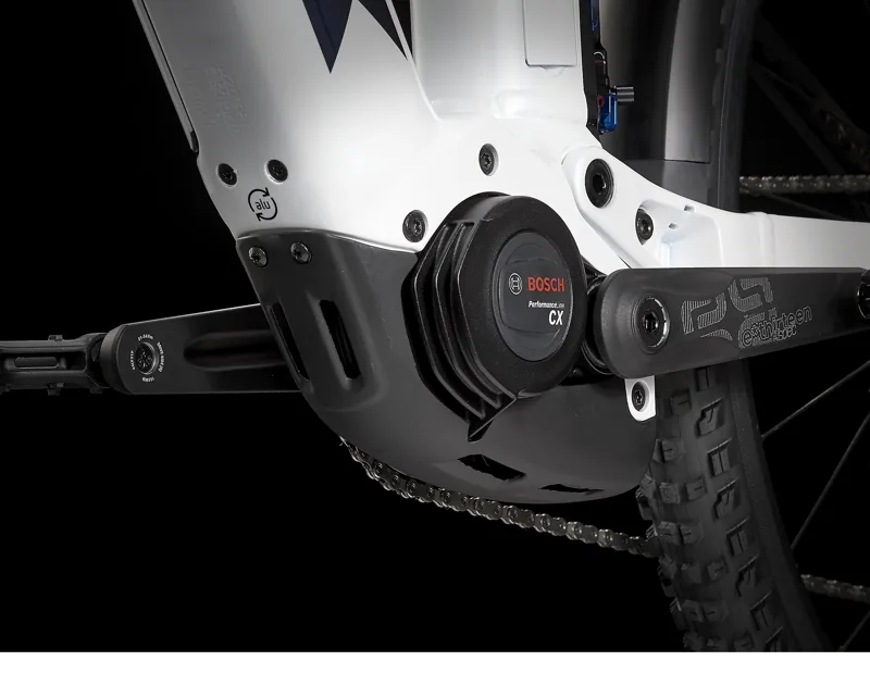 Trek Powerfly FS 7 Electric Mountain Bike in White Size Small-1